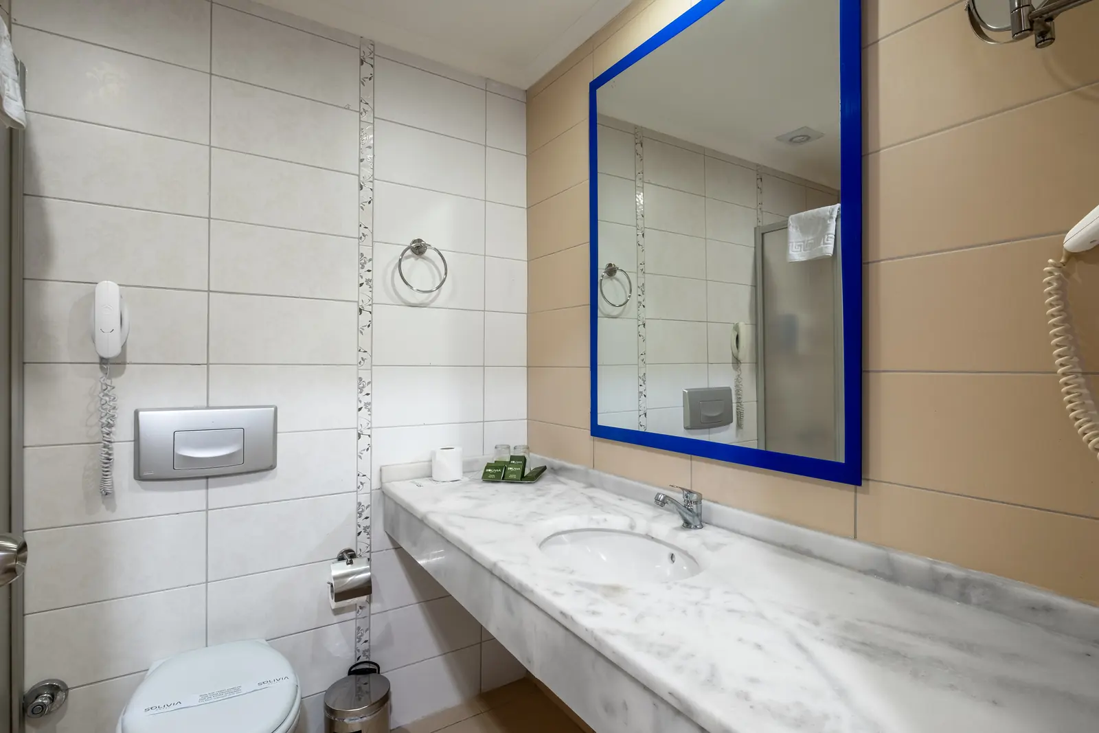 Geniş oda banyo